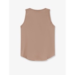 Stretch silk tank top