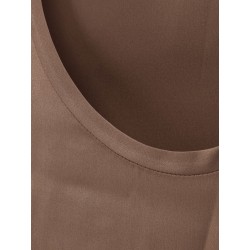 Stretch silk tank top