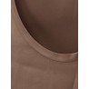 Stretch silk tank top