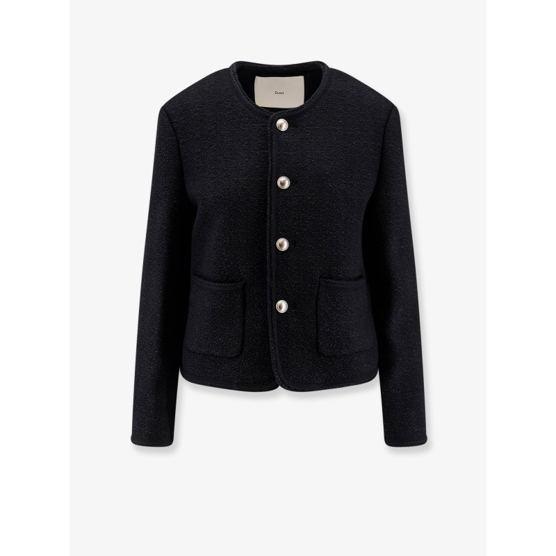 Unisex bouclé tweed blazer