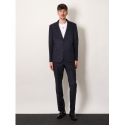 Formal wool and cotton blazer
