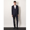 Formal wool and cotton blazer