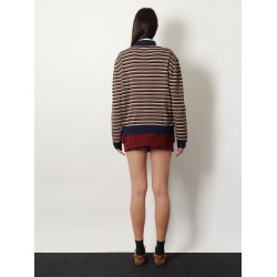 Virgin wool polo shirt