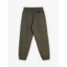 Nylon trousers with patch logo on the side