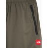 Nylon trousers with patch logo on the side