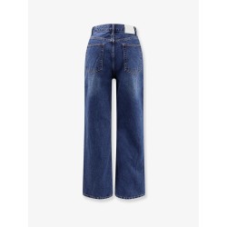 Blue denim jeans