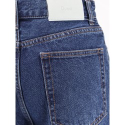 Blue denim jeans