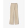 Cotton blend trousers with checked pattern