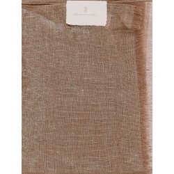 Lurex linen scarf