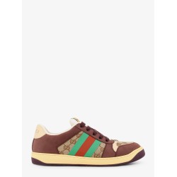 GG fabric leather sneakers