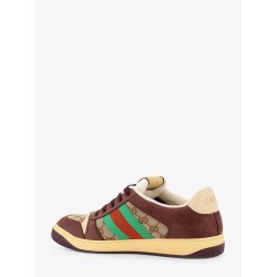 GG fabric leather sneakers