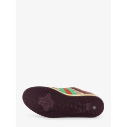 GG fabric leather sneakers