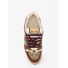GG fabric leather sneakers