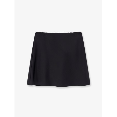 Satin skirt with shorts