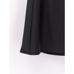 Satin skirt with shorts