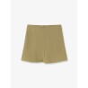 Satin skirt with shorts
