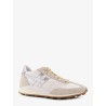 Nylon and suede sneakers