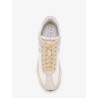 Nylon and suede sneakers
