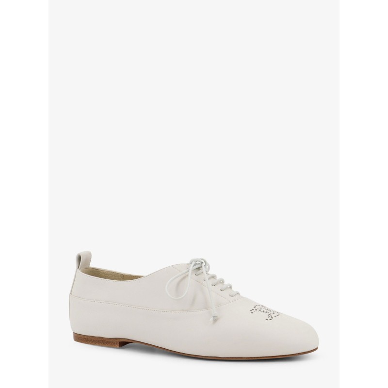 Triomphe Richelieu leather lace-up shoe