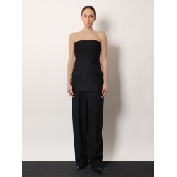 Wool and silk blend tank top