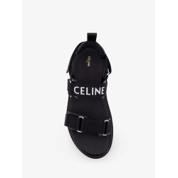 Sandali in tela jacquard Celine