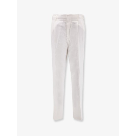 Linen and cotton trousers