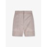 Virgin wool, mohair and wool blend bermuda shorts