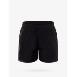 Nylon swim trunk with embroidered logo