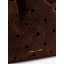Romy suede shoulder bag