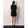 Virgin wool and silk mini dress