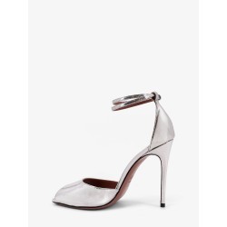 Laminated leather Vera sandals