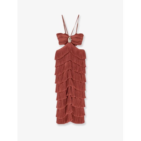 Amethyst fringed dress
