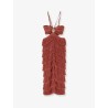 Amethyst fringed dress