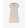 Virgin wool and silk mini dress