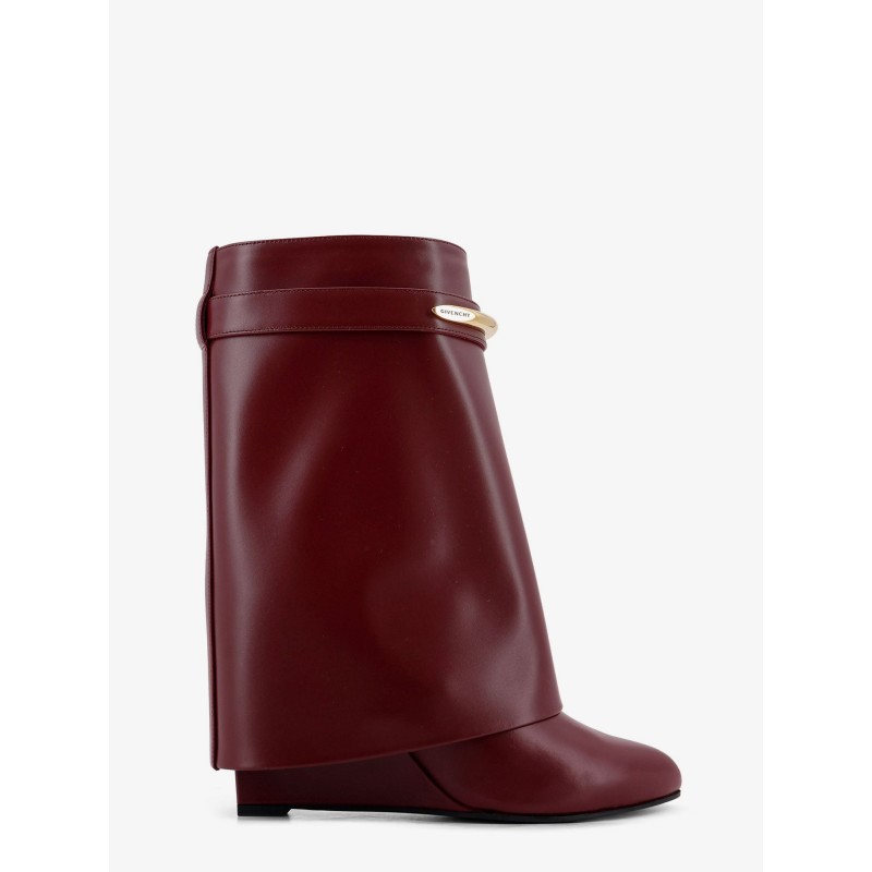 Shark leather boots