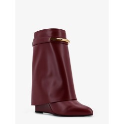 Shark leather boots
