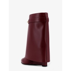 Shark leather boots