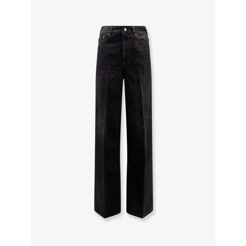 Black denim jeans
