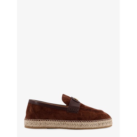 Suede espadrilles with VLogo Signature