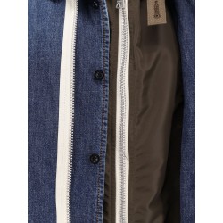 Denim Jacket with nylon inserts
