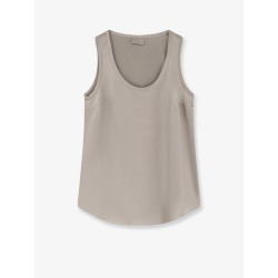 Stretch silk top