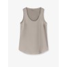 Stretch silk top
