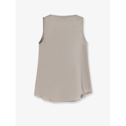 Stretch silk top