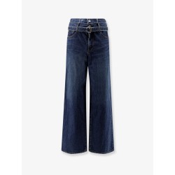 Blue denim jeans