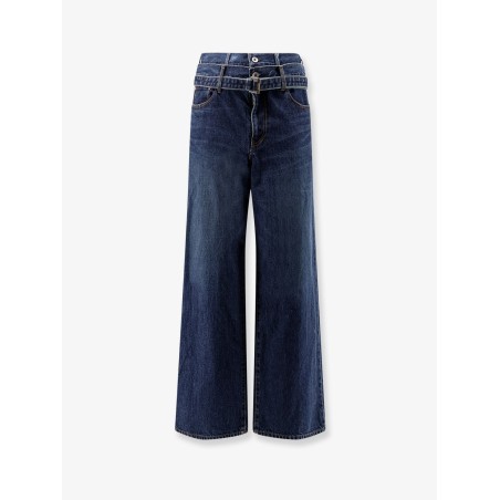 Blue denim jeans