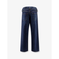 Blue denim jeans
