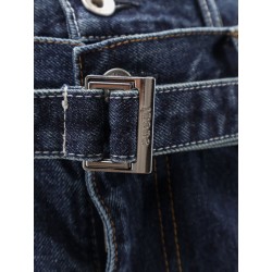 Blue denim jeans