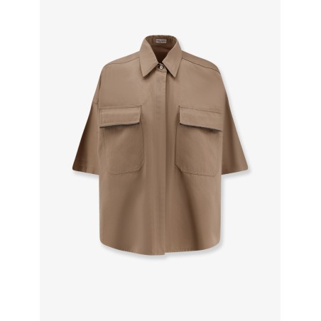 Linen and cotton blend shirt