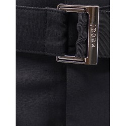 Wool blend bermuda shorts