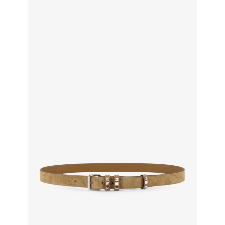 Flaneuse suede belt with iconic studs